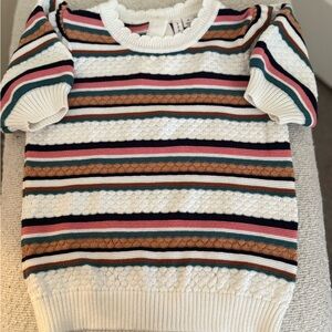 Janie and Jack Multicolor Striped Sweater
